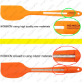 4 Piece Premium Silicone Spatula Scraper Set with Hygienic Solid Coating